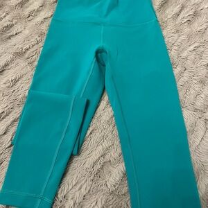 Lululemon Athletica Wunder Train leggings Kelly green size 4